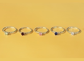 宝石リング制作